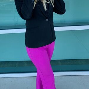 ASOS Bright Pink Flare Pants